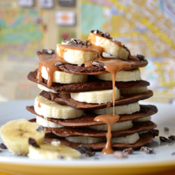 Chocolate Vegan Pancakes