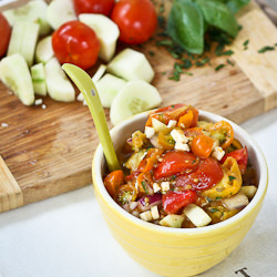 Roasted Tomato Salad