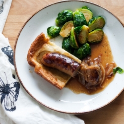 Toad in the Hole with Onion Gravy