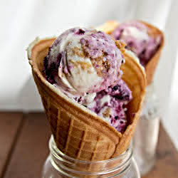 Blueberry Cheesecake Ice Cream