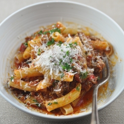 Lamb Ragu with Capsicums