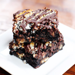 Samoas brownies