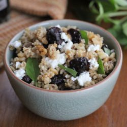 Balsamic Millet w/ Cherries