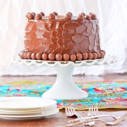 Chocolate Malt Layer Cake