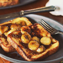 Caramel Banana French Toast