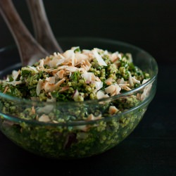 Coconut Quinoa and Kale Salad