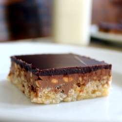 Chocolate PB Crispy Bars