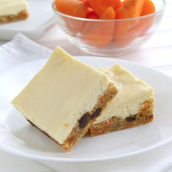 Carrot Cake Cheesecake Bars