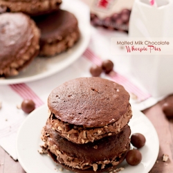 Malted Milk Chocolate Whoopie Pies