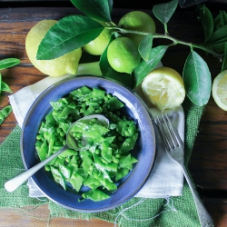 Fresh Pea Citrus Salad