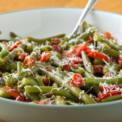 Green Beans w/ Bacon and Tomatoes