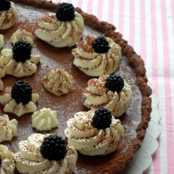 Blackberry Chocolate Cream Tart