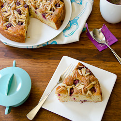 Sour Cherry Coffee Cake