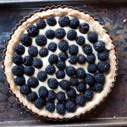 Blackberry Brie Tart