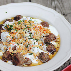 Tiny lamb meatballs