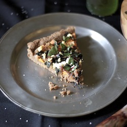 Swiss Chard, Sweet Potato Tart