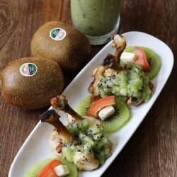 Drumlets with Kiwifruit and Mint