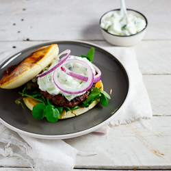 Curried Lamb Burgers