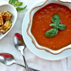 Roasted Tomato Basil Soup