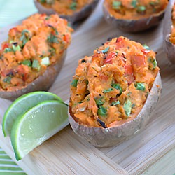 Loaded Thai Sweet Potatoes