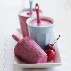 Black Cherry Yogurt Ice Pops