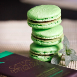 After Dinner Mint Macarons