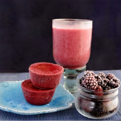 summer berry smoothie cups