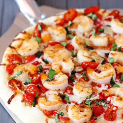 Shrimp Fra Diavolo Pizza