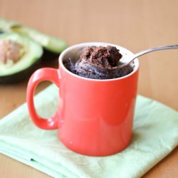 Avocado Brownie Mug Cake