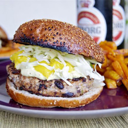 Black Bean Turkey Burgers