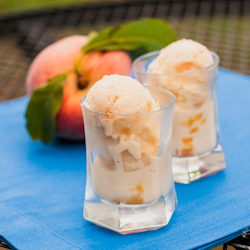 Peaches and Cream Ice Cream