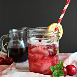 Fresh Cherry Mojito