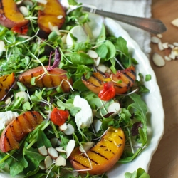 Grilled Peach Salad