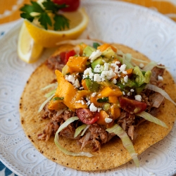 Chili Pork Tostada