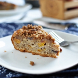 Gluten Free Peach Coffee Cake