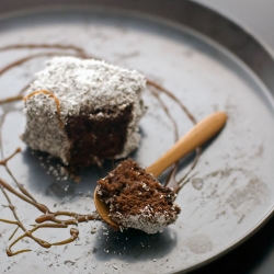 Double Chocolate Lamington