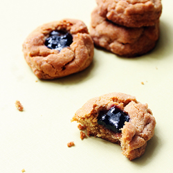 Peanut Butter and Jelly Thumbprints