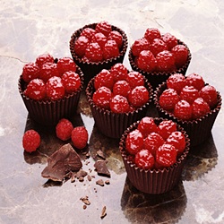 Raspberry Chocolate Cups