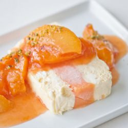 Sparkling Peach Semifreddo