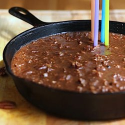 Gooey Chocolate Skillet Cake