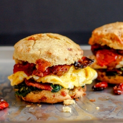 Blue Cheese Biscuit Sandwiches