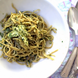 Roasted Chicken + Kamut Pesto Pasta