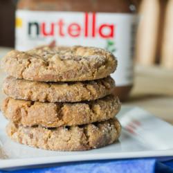 Peanut Butter Nutella Swirl Cookies