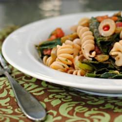 Pasta with Tomatoes and Pine Nuts