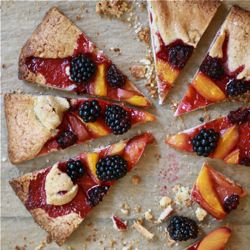 Blackberry Nectarine Tart