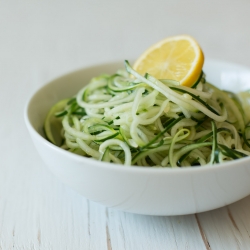 Lemon Cucumber Noodles with Cumin