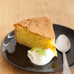 Poppy Seed Cornmeal Cake