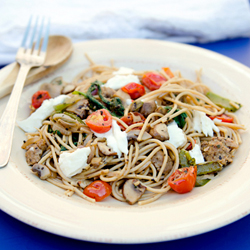 “Meaty” Veggie Pasta