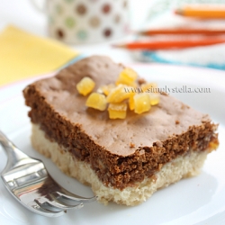 Orange Shortbread Brownies