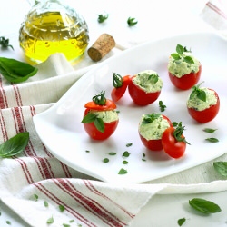 Stuffed Tomatoes with Pesto